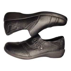 Earth Spirit Beni Gelron Casual Shoes Womens US Size 8.5 Black Comfort Slip On